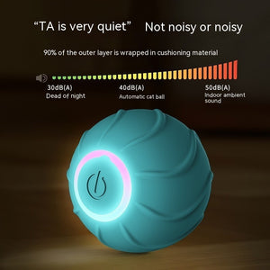 Smart USB Rolling Interactive Cat Toy Ball