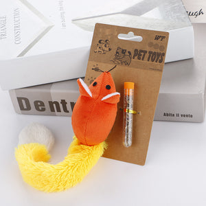 Long Tail Interactive Cat Teaser Toy Mouse
