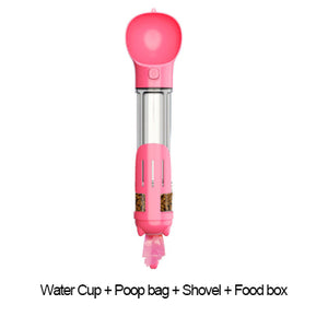 3-in-1 Portable Dog Water & Food Bottle Feeder