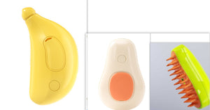 Electric Steam Self Cleaning Pet Grooming Brush