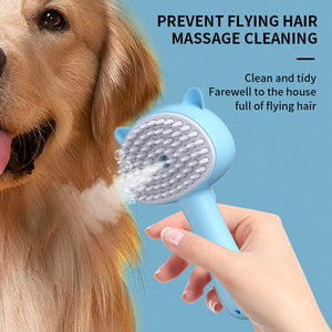 Rechargeable Self Cleaning Pet Grooming Brush