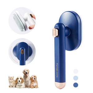 Self Cleaning Pet Hair Removal Grooming Comb