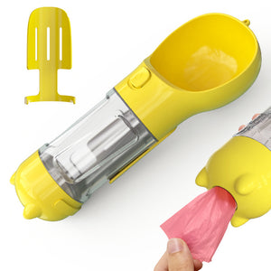 3-in-1 Portable Dog Water & Food Bottle Feeder