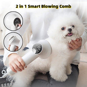 Silent Smart Pet Hair Dryer Comb