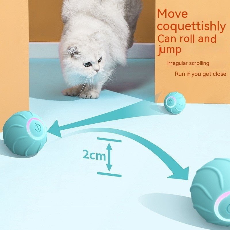 Smart USB Rolling Interactive Cat Toy Ball