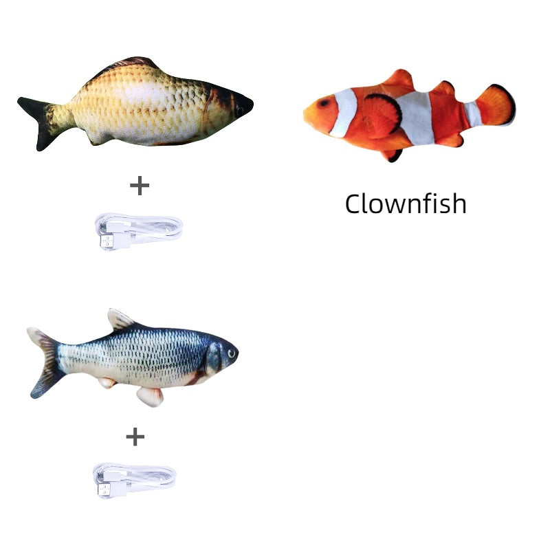 Electric Jumping Fish Toy (No Catnip)