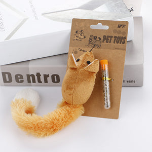 Long Tail Interactive Cat Teaser Toy Mouse