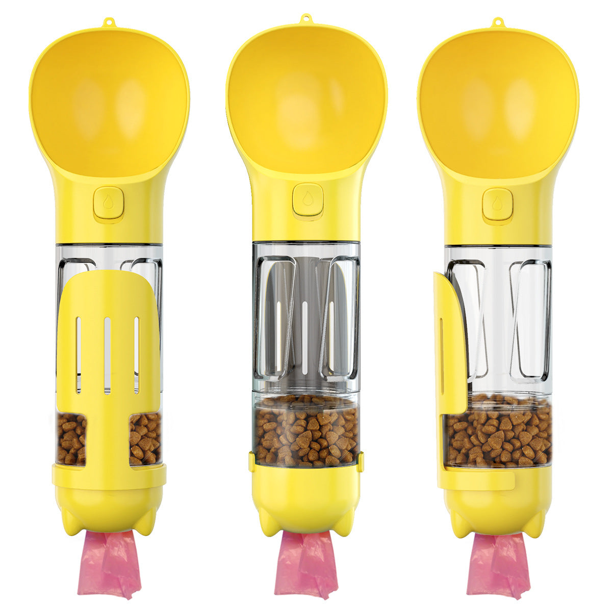 3-in-1 Portable Dog Water & Food Bottle Feeder