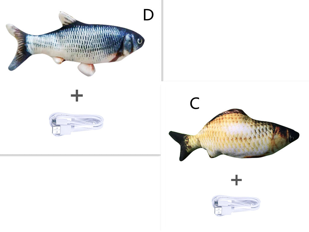 Electric Jumping Fish Toy (No Catnip)