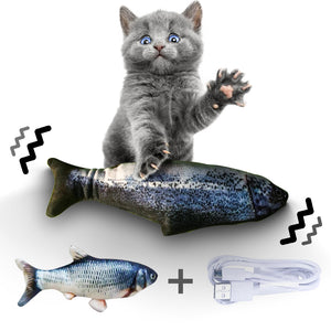 Electric Jumping Fish Toy (No Catnip)