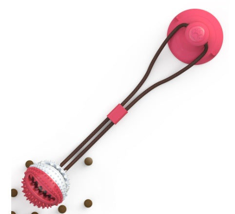Silicone Suction Cup Dog Chew & Tug Toy