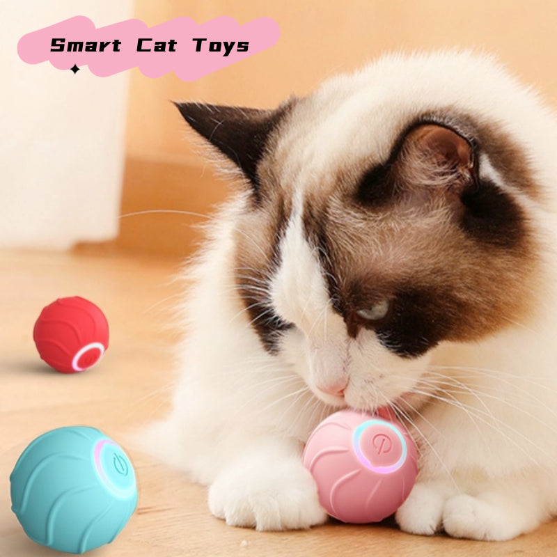 Smart USB Rolling Interactive Cat Toy Ball
