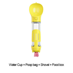 3-in-1 Portable Dog Water & Food Bottle Feeder