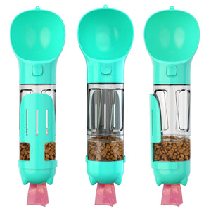 3-in-1 Portable Dog Water & Food Bottle Feeder