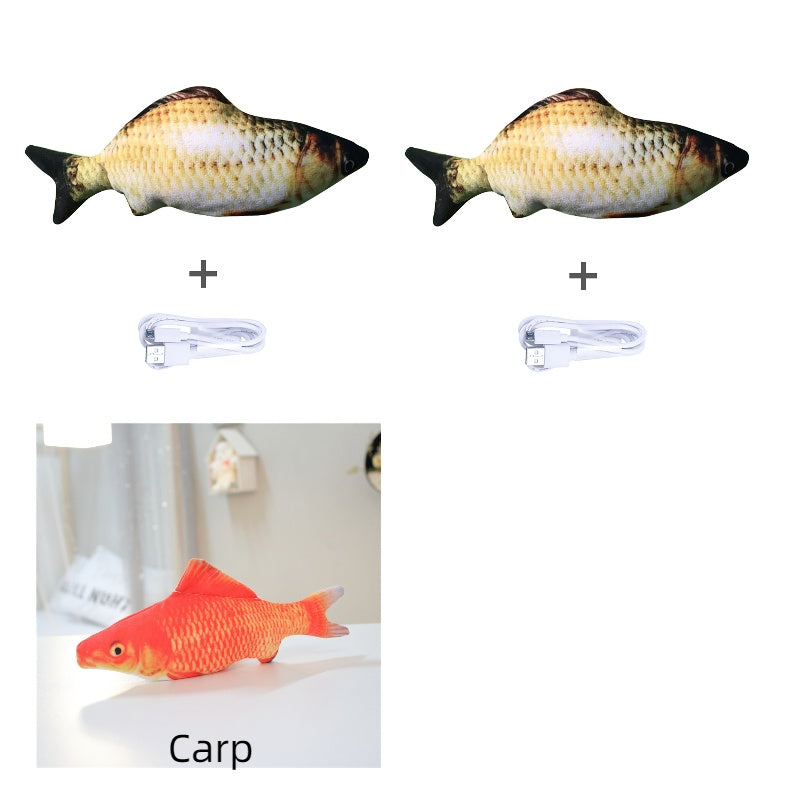 Electric Jumping Fish Toy (No Catnip)