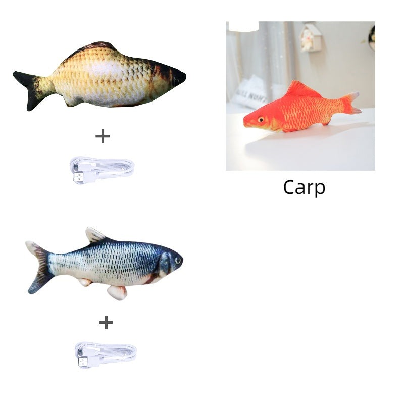 Electric Jumping Fish Toy (No Catnip)