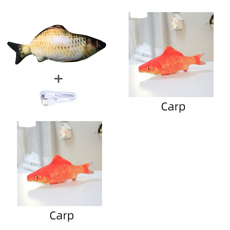 Electric Jumping Fish Toy (No Catnip)