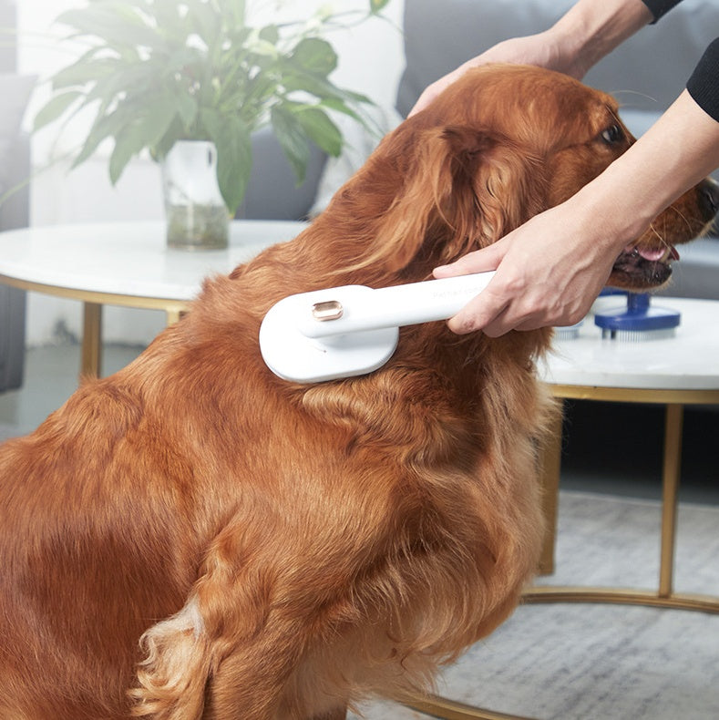 Self Cleaning Pet Hair Removal Grooming Comb