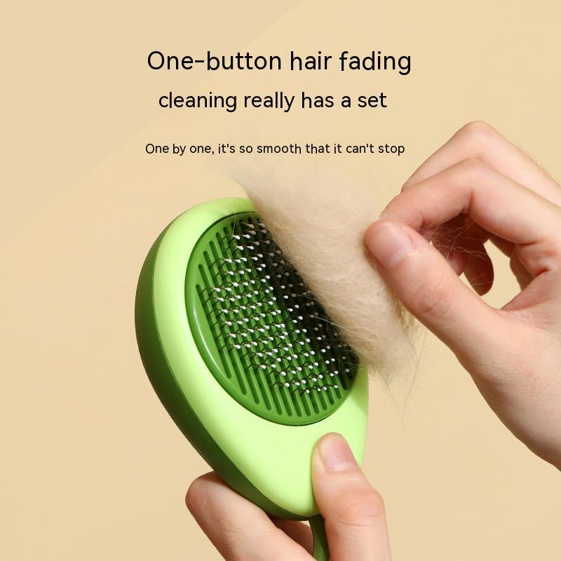 Avocado Pet Hair Remover Grooming Brush
