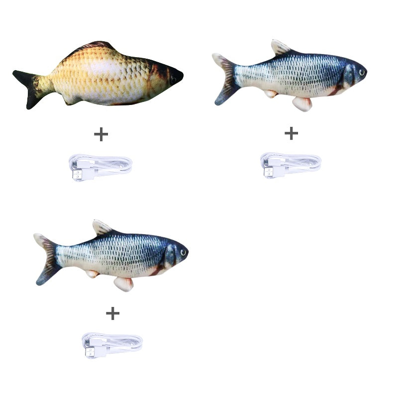 Electric Jumping Fish Toy (No Catnip)