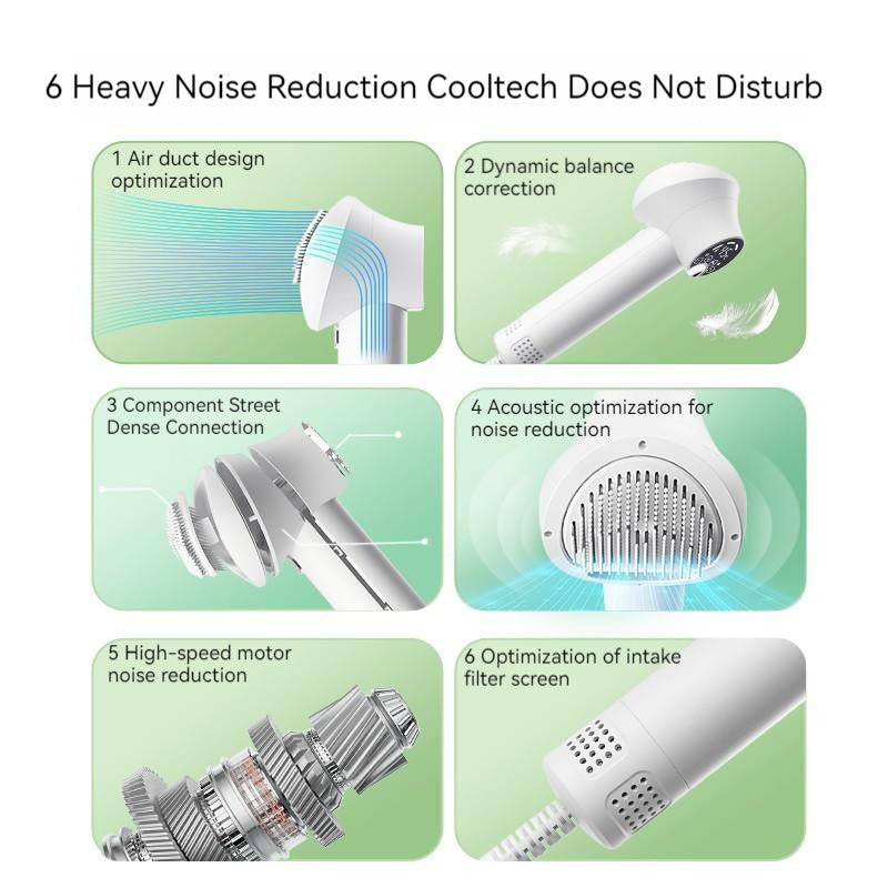 Silent Smart Pet Hair Dryer Comb