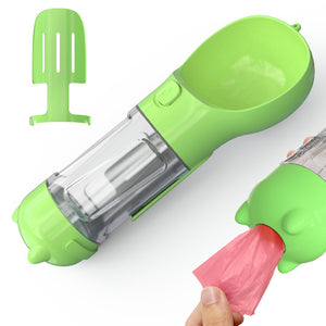 3-in-1 Portable Dog Water & Food Bottle Feeder