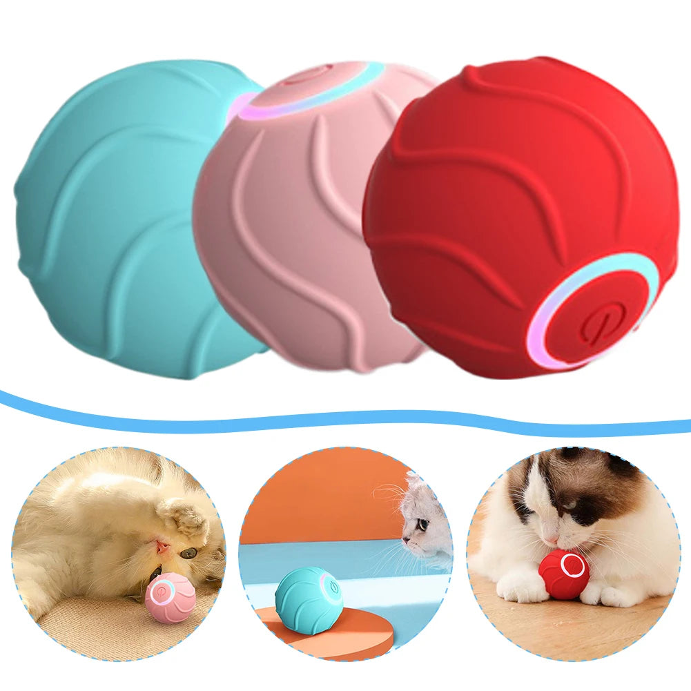 Smart USB Rolling Interactive Cat Toy Ball