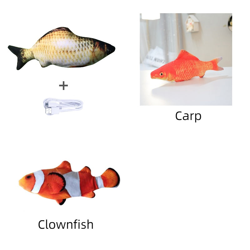 Electric Jumping Fish Toy (No Catnip)