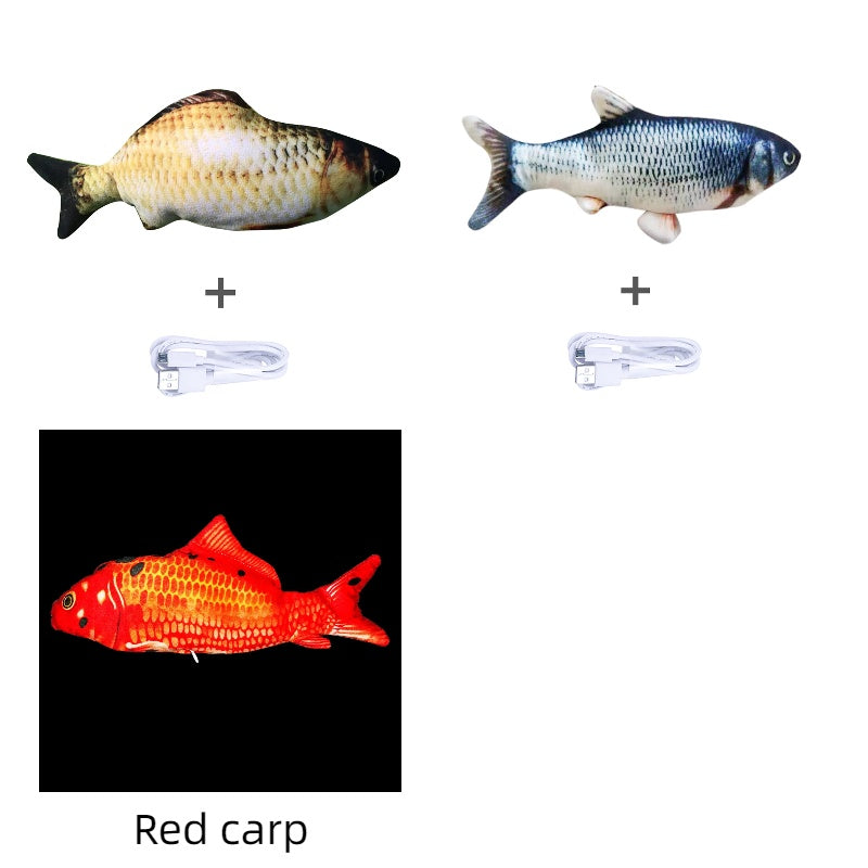 Electric Jumping Fish Toy (No Catnip)