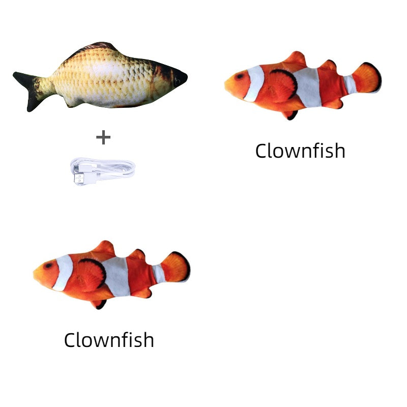 Electric Jumping Fish Toy (No Catnip)