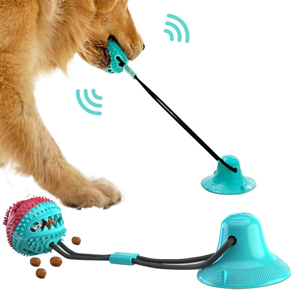 Silicone Suction Cup Dog Chew & Tug Toy