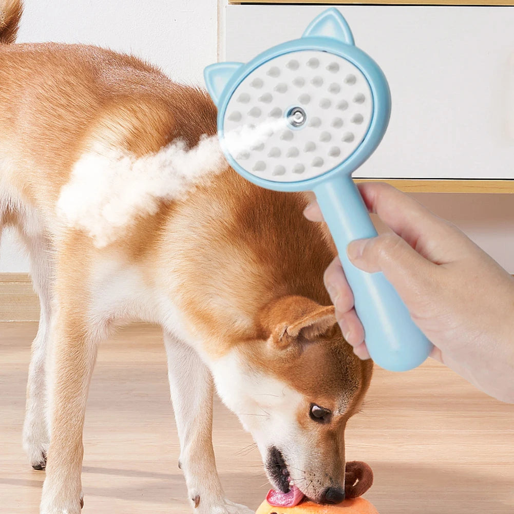 Rechargeable Self Cleaning Pet Grooming Brush
